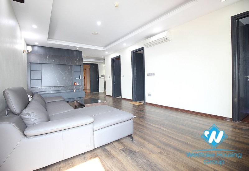 This three-bedroom high-floor apartment is fully furnished for rent